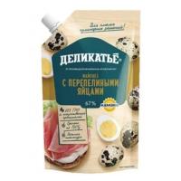 Майонез Деликатье Провансаль с Перепелиными Яйцами 67% 380гр д/п