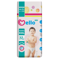подгузники-трусики Mello Xxl 16-25кг 32шт гр/уп