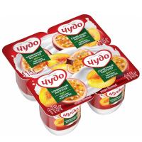 Йогурт Чудо персик/маракуйя 115гр 4шт гр/уп