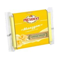Сыр President Мастер Бутерброда Мааздам 40% 150гр шт