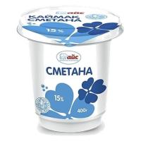 Сметана Айс 15% 400гр Стак