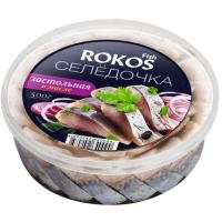Селедочка Rokos Fish Застольная в Масле 500 гр Конт