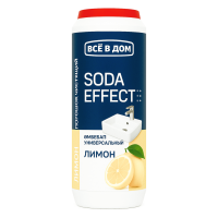 Порошок Все в Дом Лимон Soda Effect Чистящий 500гр Туб