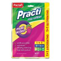 Салфетка Paclan д/уборки Микрофибра 32*32см Кор