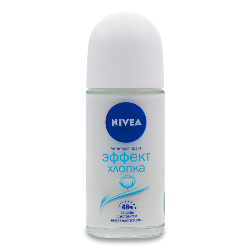 Антиперспирант Шариковый Эффект Хлопка Nivea 50мл (Германия) купить ...