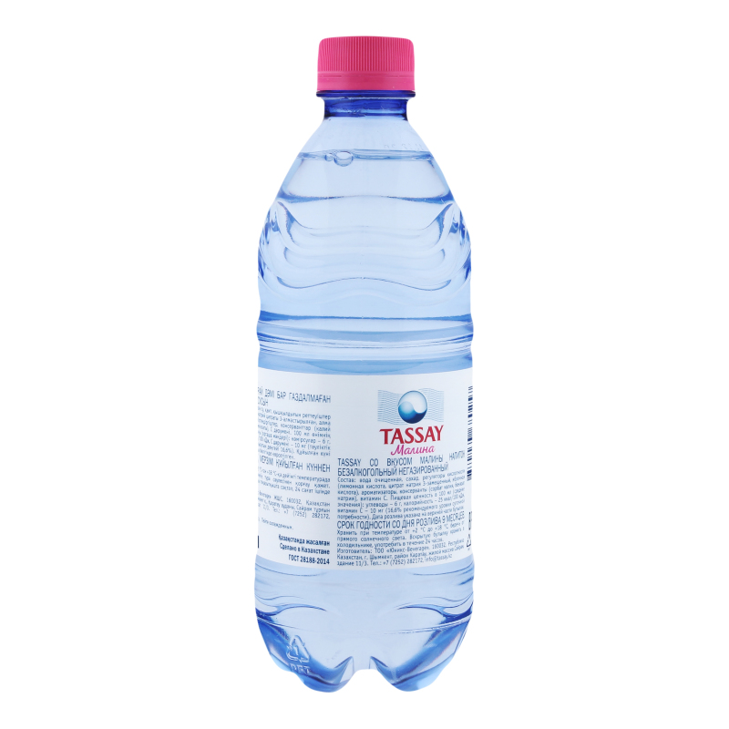 Вода Tassay малина+vitamin c б/г 0,5л п/б (Ќазаќстан/Казахстан) купить ...