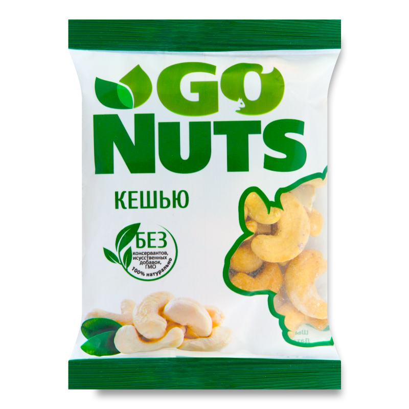 Орех Кешью go Nuts 70гр Стик (Їндістан/Индия) купить оптом — выгодная
