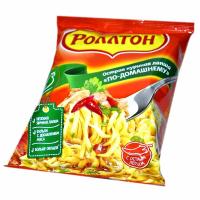 Лапша Роллтон по-домашнему Курица Острая 85гр м/у
