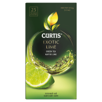 Чай Curtis Зеленый Exotic Lime Кафрийский Лайм 25пак 35,7гр Кор