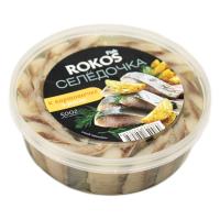 Селедочка Rokos Fish Классическая в Масле 500 гр Конт