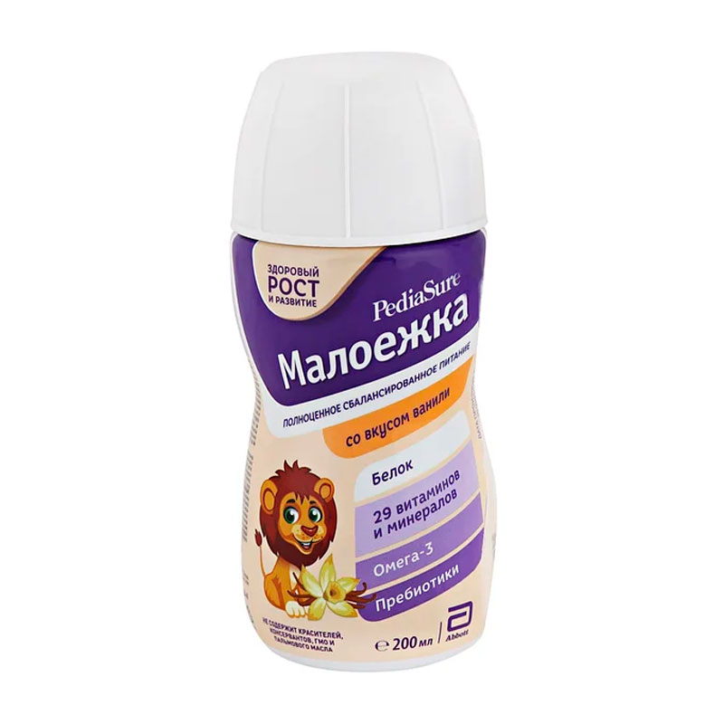 Питание Pediasure Малоежка Ваниль от 1года 200мл п/б (Франция) купить ...