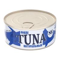 Тунец Филе Натуральный Скипджек Селесте ж/б 140г