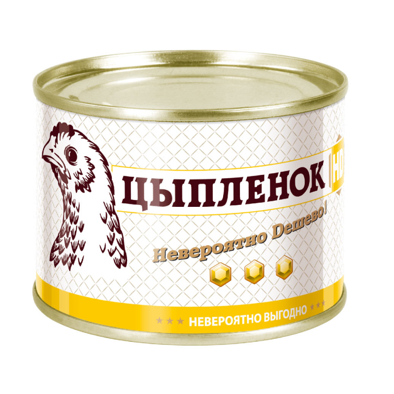 Консервы Мясные Ова Цыпленок в с/сок Гост 525гр ж/б (Ресей/Россия ...