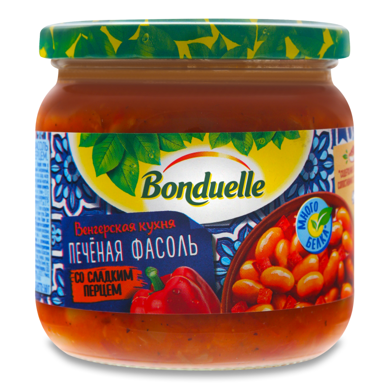 Фасоль Печеная со Сладким Перцем Bonduelle с/б 350мл (Ресей/Россия ...