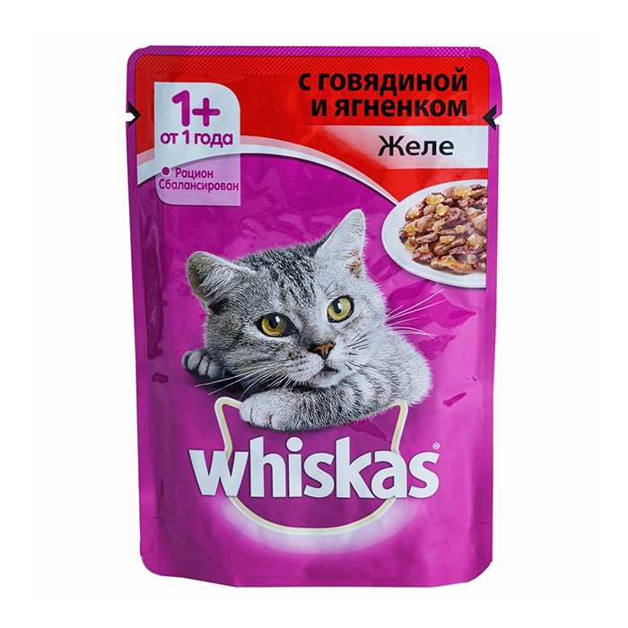 Корм для кошек оптом от производителя. Whiskas 1+. Вискас желе. Вискас граммы. Вискас говядина кролик.