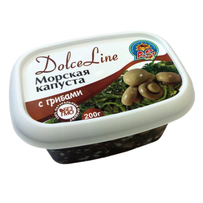 Салат ас Dolce Line Морская Капуста с Грибами 200гр Конт (Ќазаќстан ...