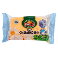 Сыр Комо Сметанковый 50% 200гр газ/у