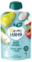 Пюре Фрутоняня из Яблок и Груш с Творогом 90гр Twa