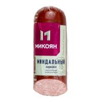 Сервелат Микоян Миндальный в/к Cрез 350гр в/уп