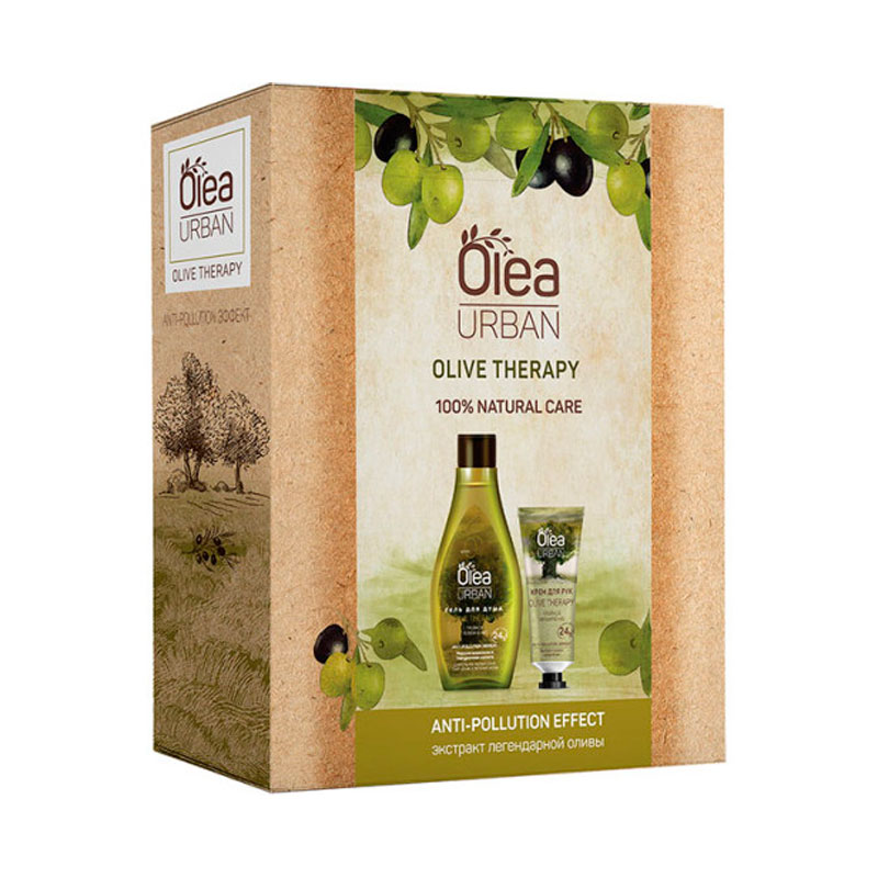 Подарочный Набор Olea Urban Olive Therapy Гель д/душа 300мл + Крем д ...