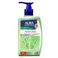 Жидкое Мыло Aura Antibacterial Active Herb Чайное Дерево 500мл фл