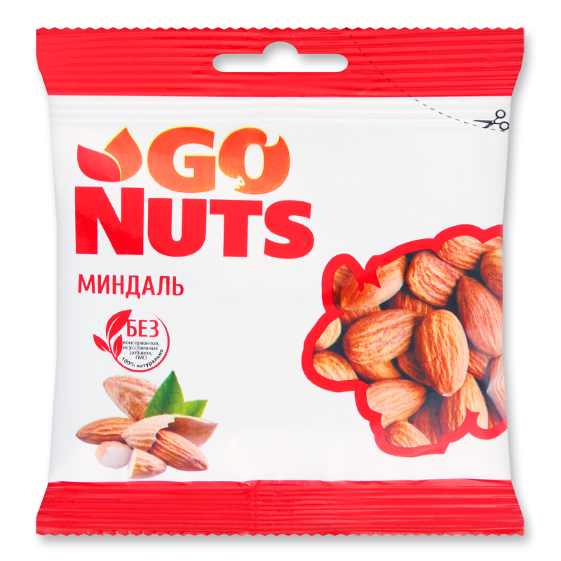 Орех Миндаль go Nuts 35гр Стик (Ќазаќстан/Казахстан) купить оптом