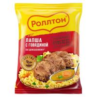 Лапша Роллтон по-домашнему Говядина 85гр м/у