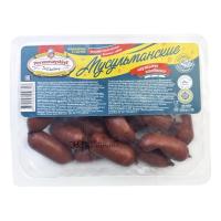 Колбаски Первомайские Деликатесы Мусульманские Копченые с Сыром 330гр в/к газ/у