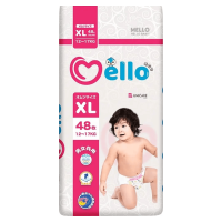 Подгузники Mello xl 12-17кг 48шт гр/уп