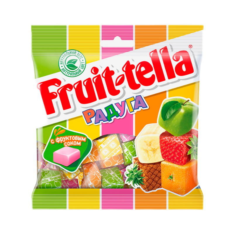 Конфеты Жевательные Fruit Tella Радуга 70г фл/п (Ресей/Россия) купить