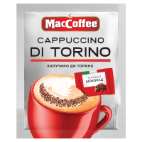 Кофе Maccoffee Cappuccino di Torino с Темн Шок 25,5гр Стик