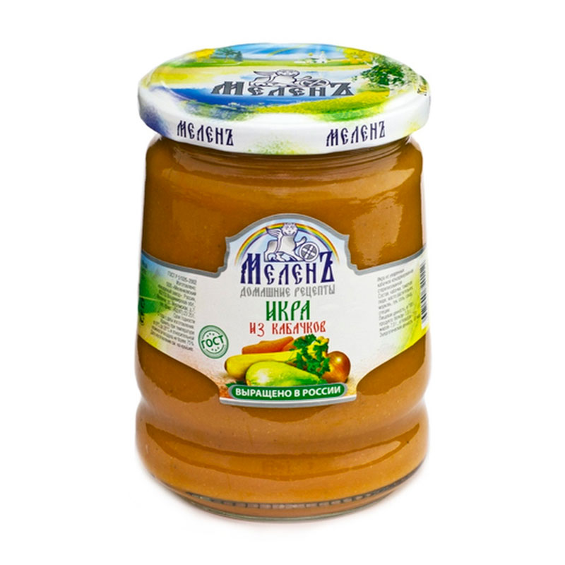 Икра Мелень Кабачковая 550гр с/б (Ресей/Россия) купить оптом — выгодная ...