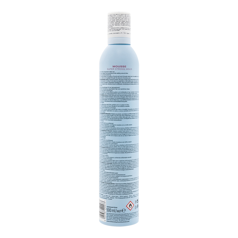 Мусс Для Волос Сверхсильной Фиксации Professionnelle Schwarzkopf 500мл ...