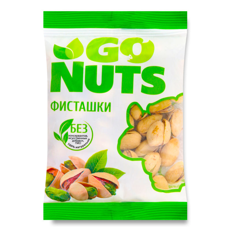 Орех Фисташки go Nuts 70гр Стик (Иран, Ислам Республикасы/Иран