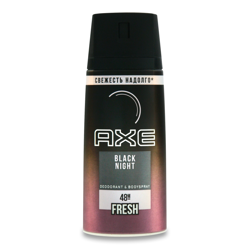 Дезодорант Для Мужчин Black Night Axe 150мл (Ресей/Россия) купить оптом ...