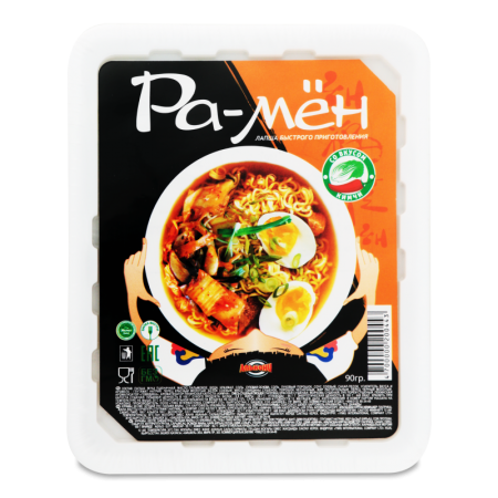 Лапша Быстрого Приготовления со Вкусом Кимчи ра-мён Алькони п/у 90г
