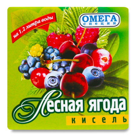 Кисель Лесная Ягода Омега Специи м/у 170г