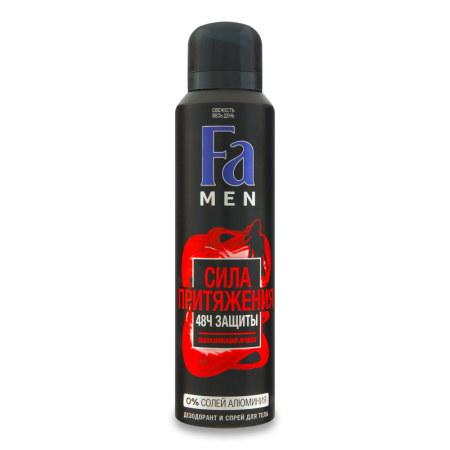 дезодорант&спрей д/тела fa Men Сила Притяжения 150мл а/у