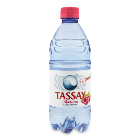 Вода Tassay малина+vitamin c б/г 0,5л п/б