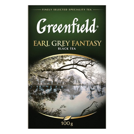Чай Greenfield Earl Grey Fan 100гр Кор