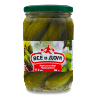 Корнишоны Всё в Дом Мар 6-9см 720мл с/б