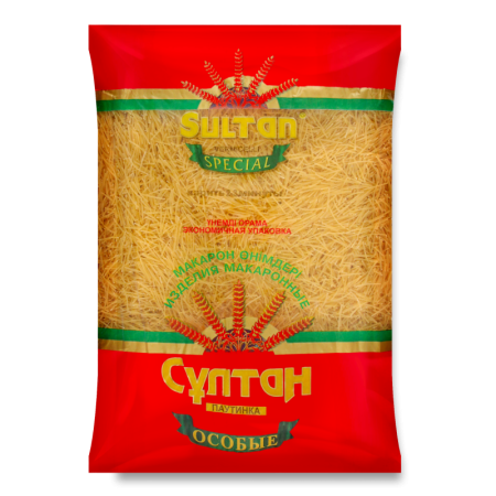 Макароны Султан Паутинка Особые 1600гр фл/п
