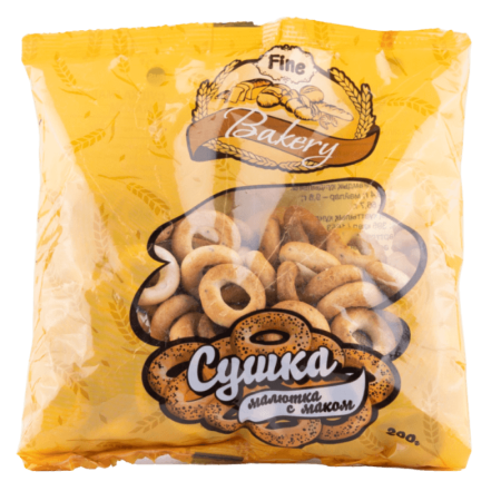 Сушка Fine Bakery Малютка с Маком 200гр п/п