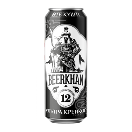 Пиво Beerkhan Ультра Крепкое 11,5% 0,43л ж/б