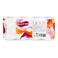 Бумага Туалетная 3 Слоя Premium Papirone 8шт Бумага Туалетная 3 Слоя Premium Papirone 8шт