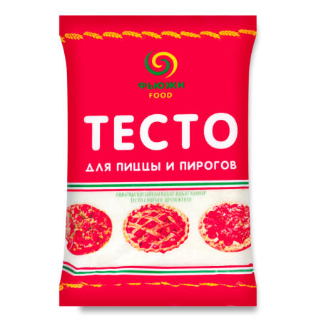 Тесто Слоёное Дрожжевое Для Пиццы и Пирогов Фьюжн Food м/у 500г