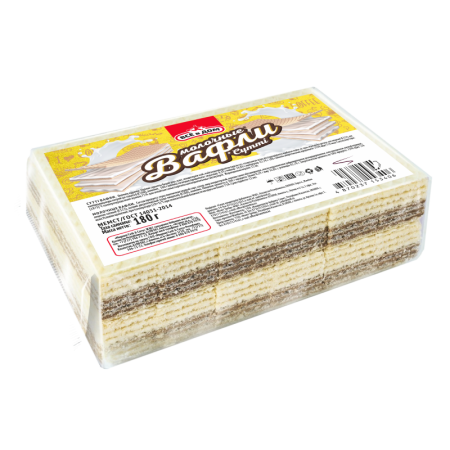 Вафли Все в Дом Молочные 405гр фл/п