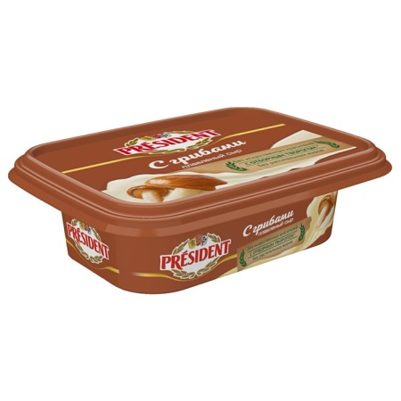 Сыр President Плавленый с Грибами 200гр Лот