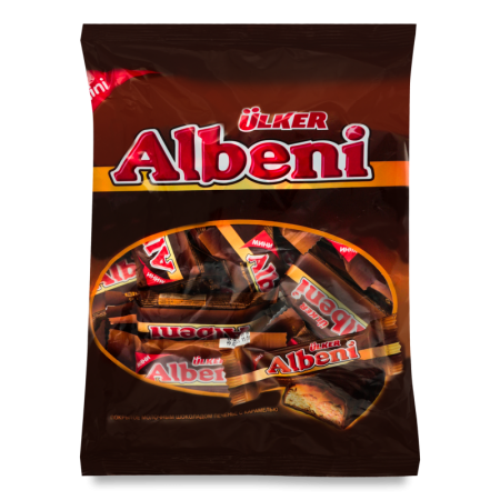 Печенье с Карамелью Покрытое Молочным Шоколадом Albeni Ulken м/у 500г