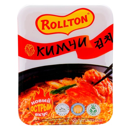 Лапша Роллтон с Кимчи 90гр Стак